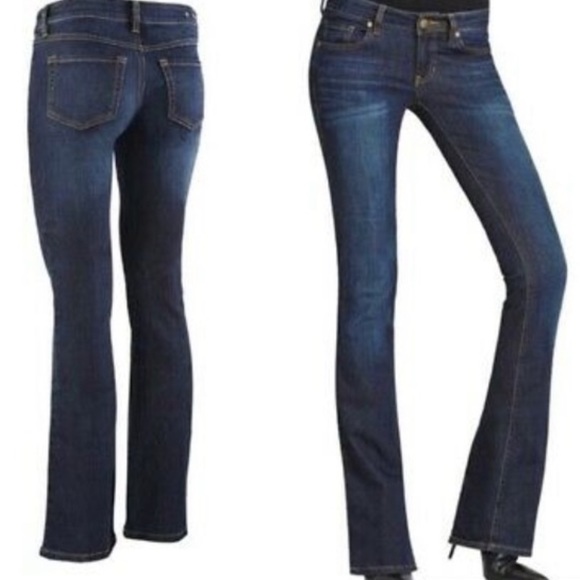 CAbi Bootcut Low Rise Dark Wash Denim Jeans - Picture 2 of 9